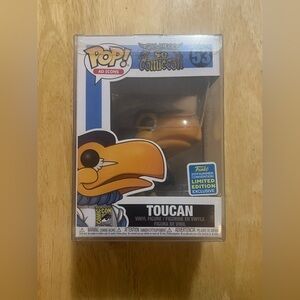 Funko Pop Toucan, Limited Edition San Diego Comic Con 50,#53,New,NWT